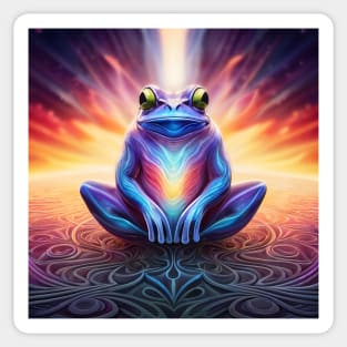 Froggy Animal Spirit (20) - Trippy Psychedelic Frog Sticker